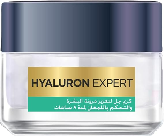 كريم جل لوريال باريس كريست هيلث بوست هايلورون إكسبيرت مع حمض الهيالورونيك - 50 مل | ترطيب عميق، تأثير ممتلئ، تركيبة خفيفة الوزن